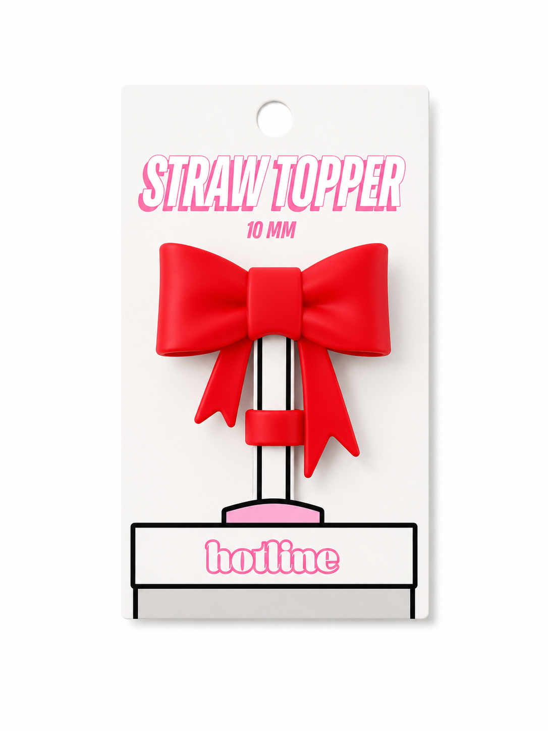 Red Straw Topper