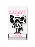 Cow Print Straw Topper