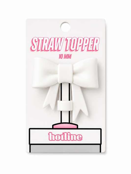 White Straw Topper