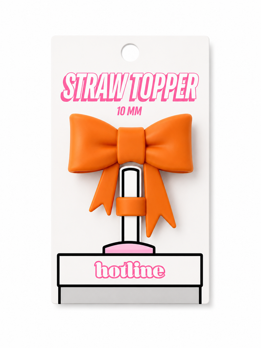 Orange Straw Topper