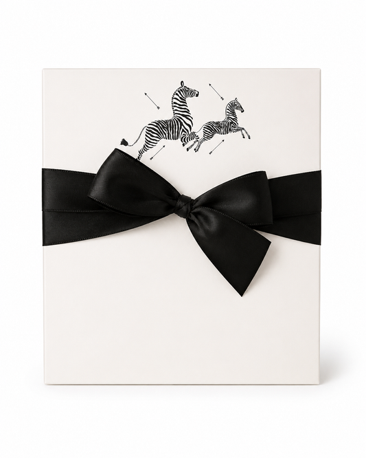 Black Thick Zebra Notepad