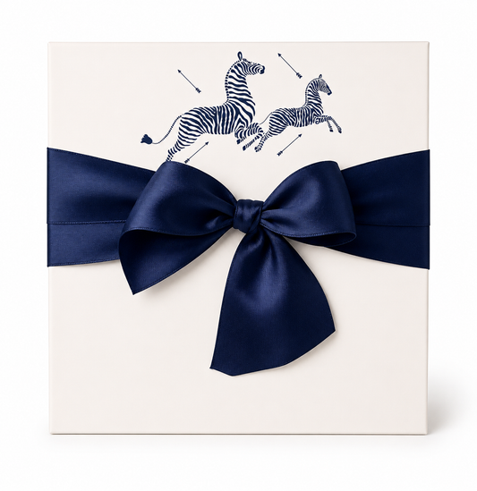 Navy Thick Zebra Notepad