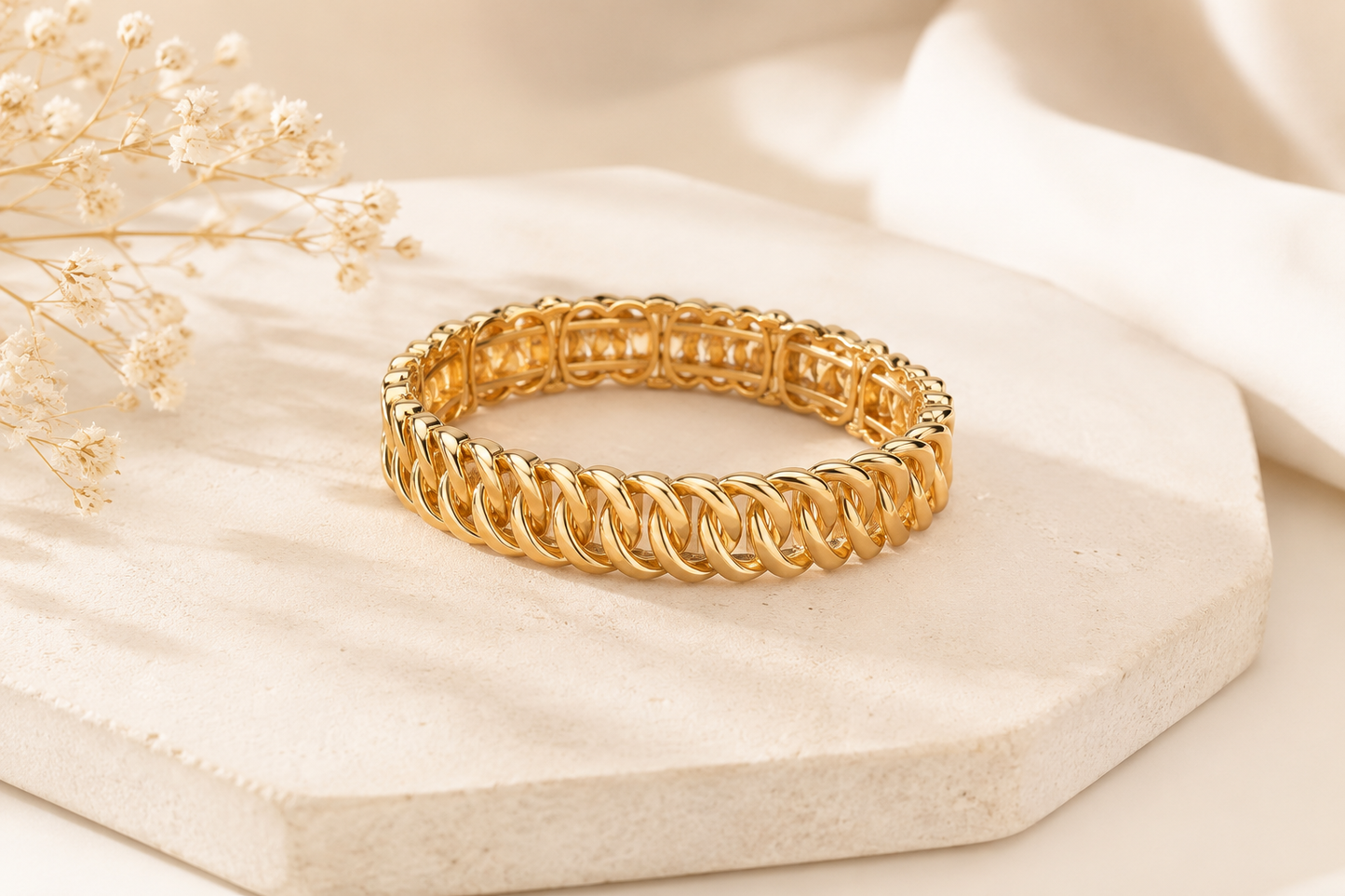 Cuban Link Stretchy Bracelet