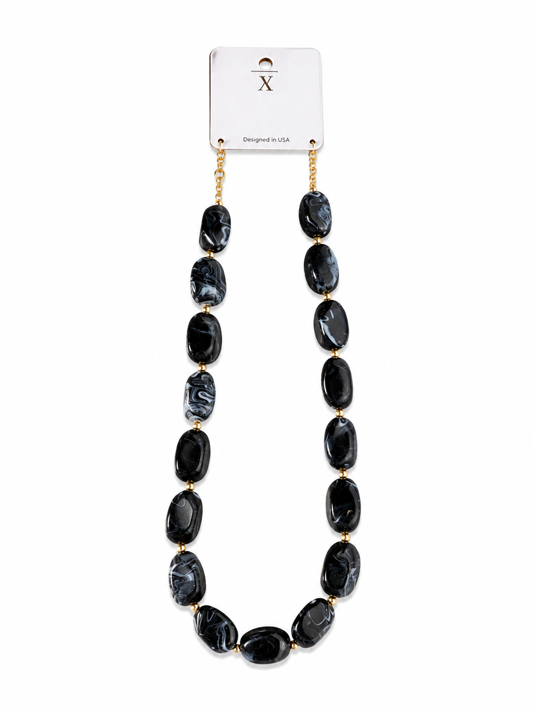 Black Smokey Crystal Necklace