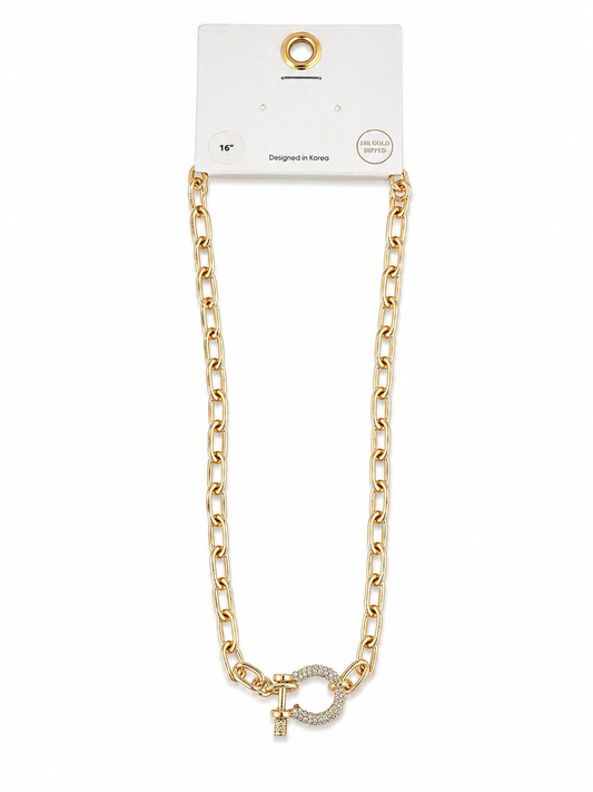 Gold Horseshoe Necklace