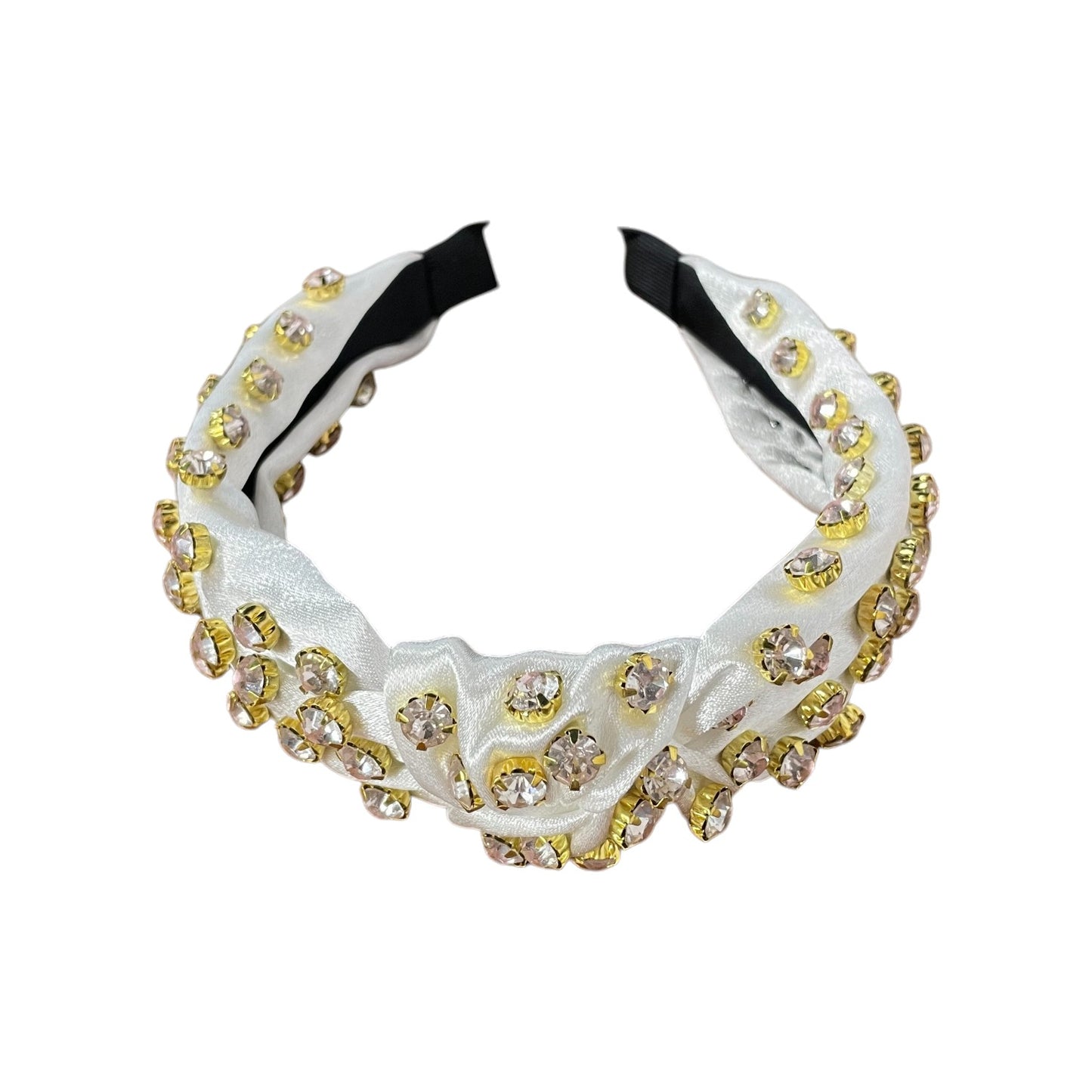 Rhinestone Topknot Headband