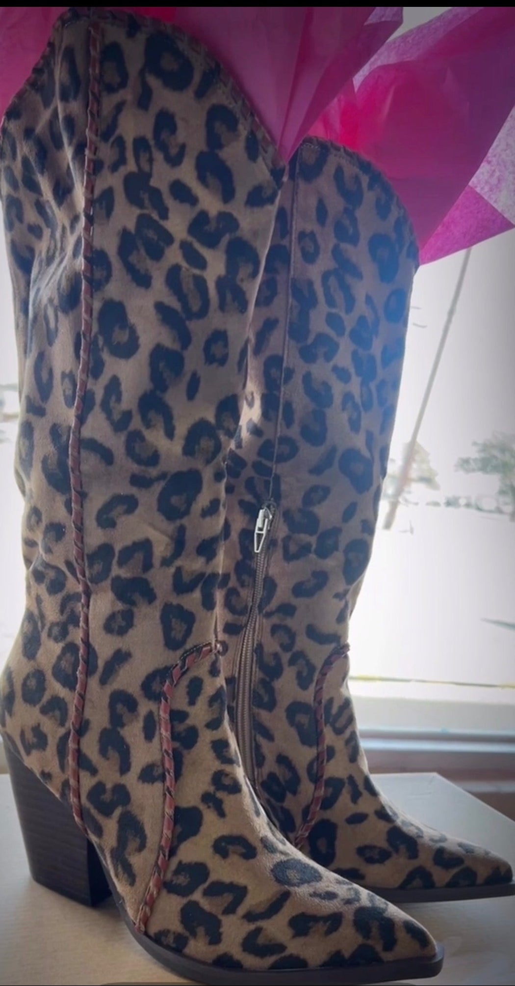 Leopard Boots
