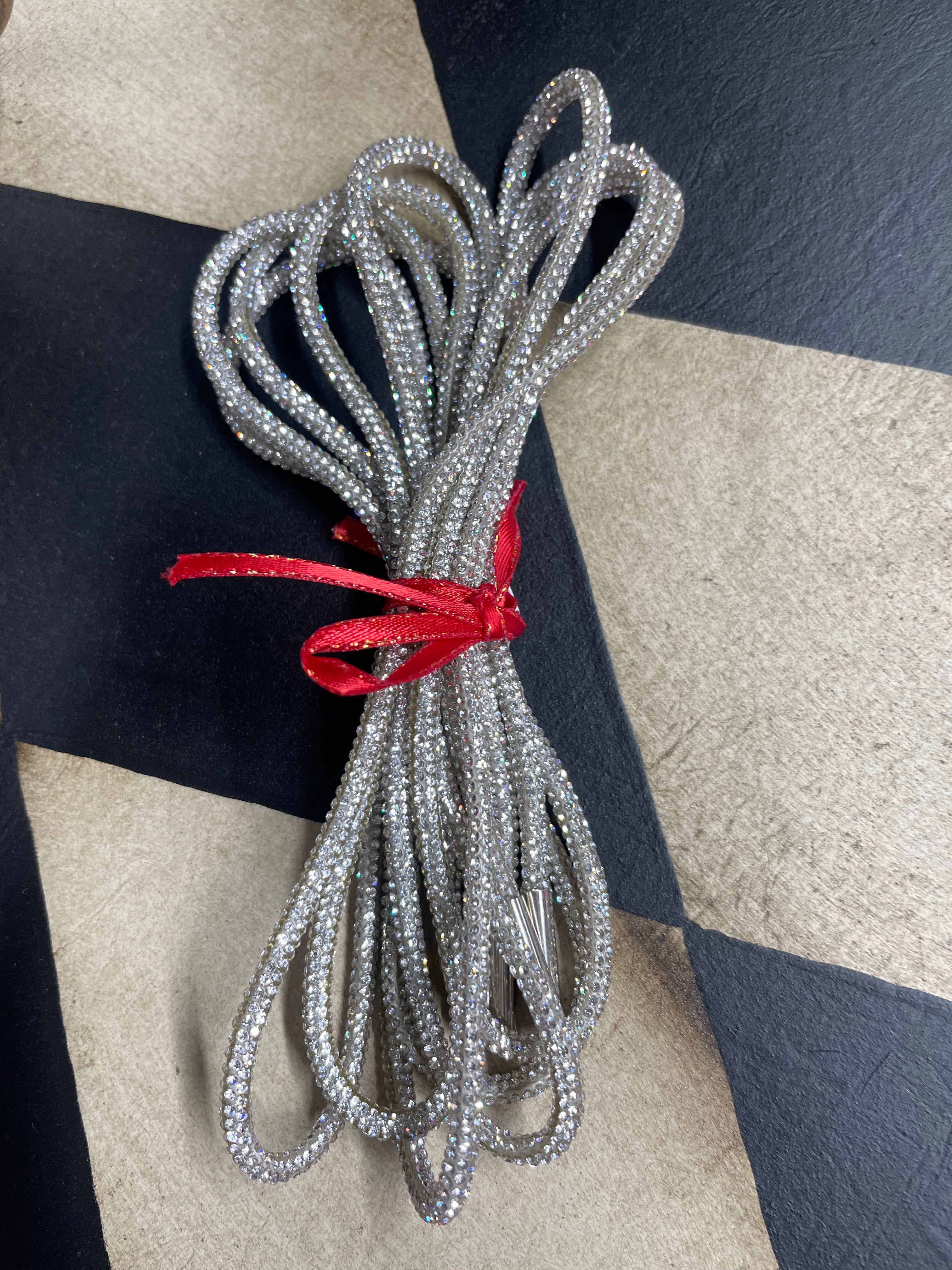 Rhinestone Shoestring 46"