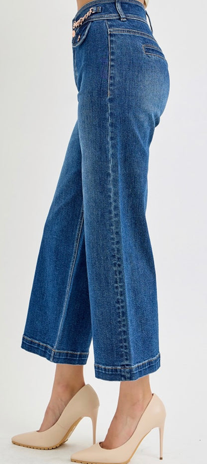 Risen HR Crop Wide Waist