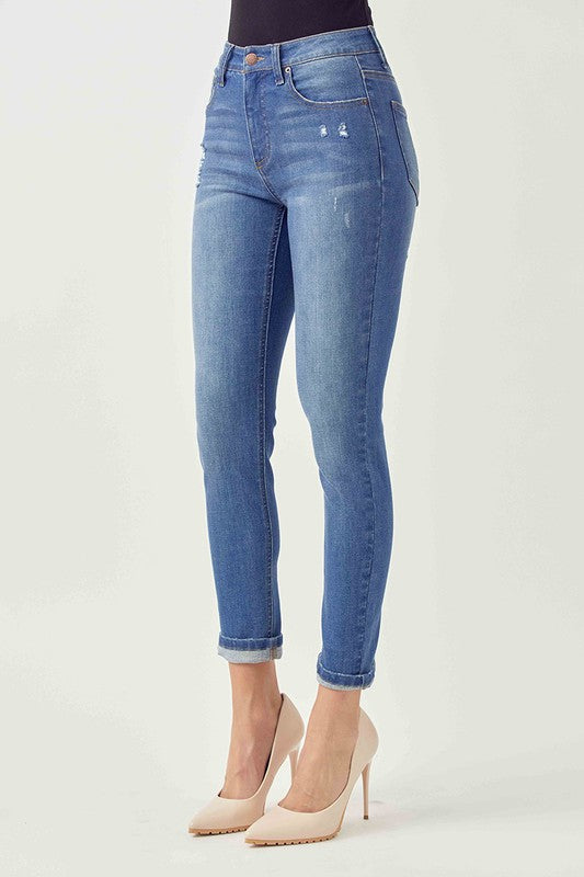 Risen Mid Rise Ankle Skinny