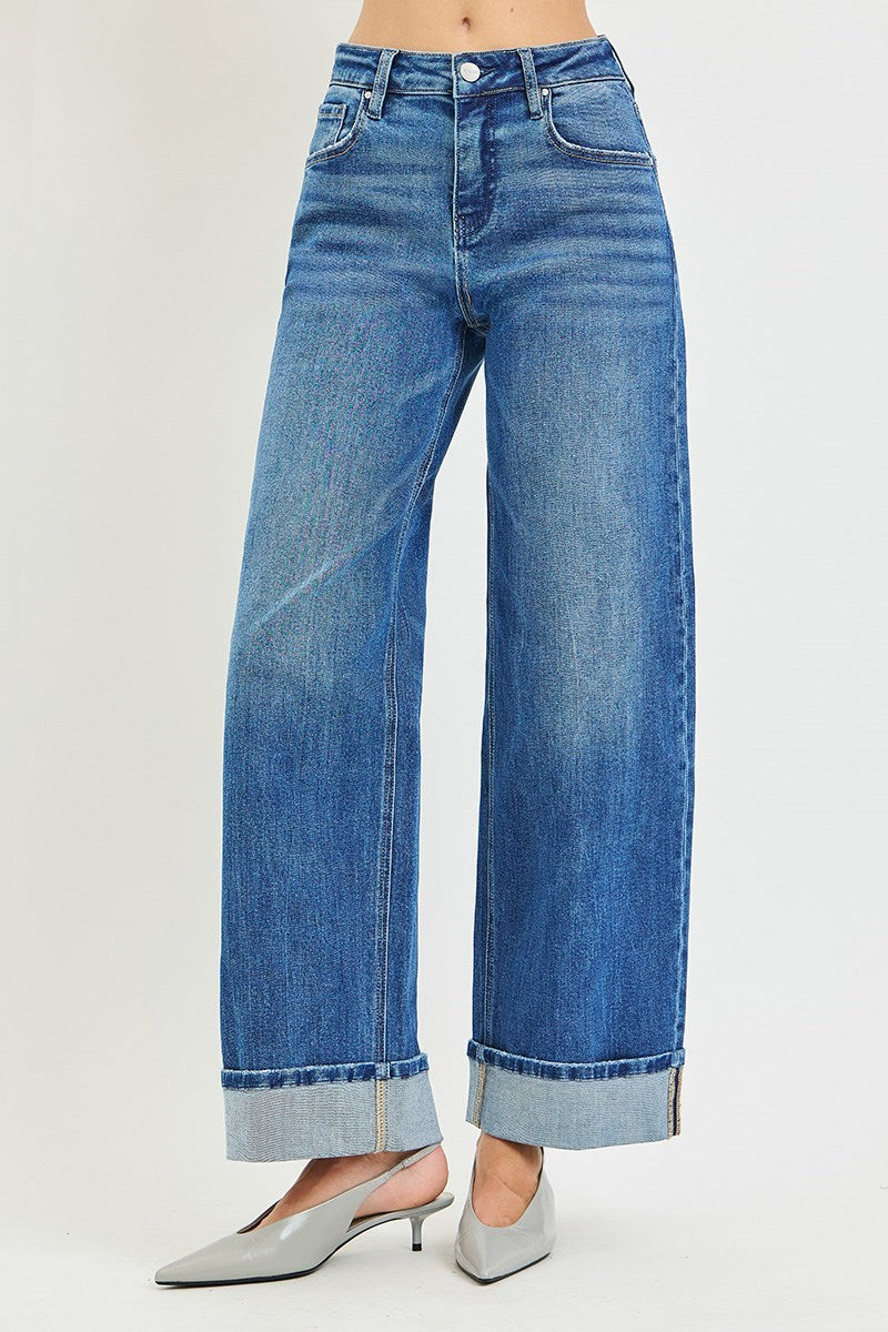 Risen Slouchy Wide Jeans