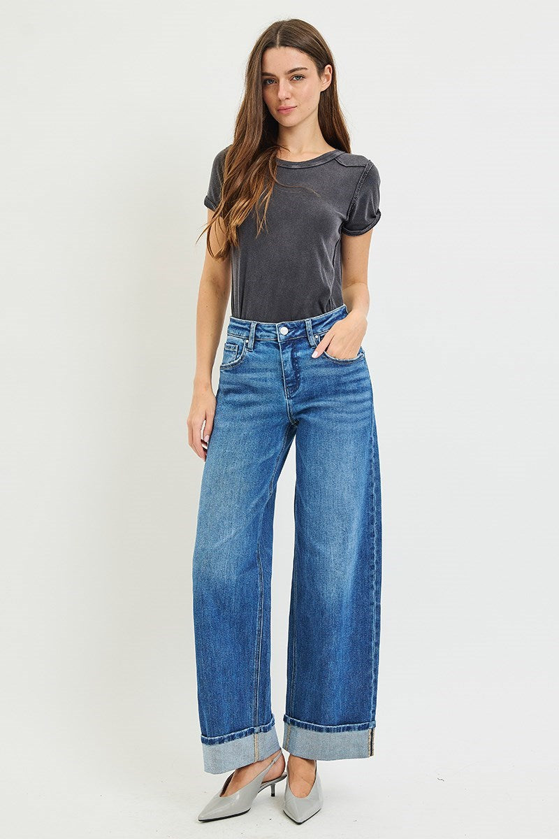 Risen Slouchy Wide Jeans