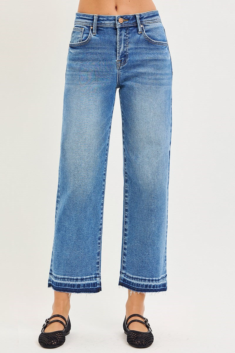 Risen Slouchy Cropped Boyfriend Jeans