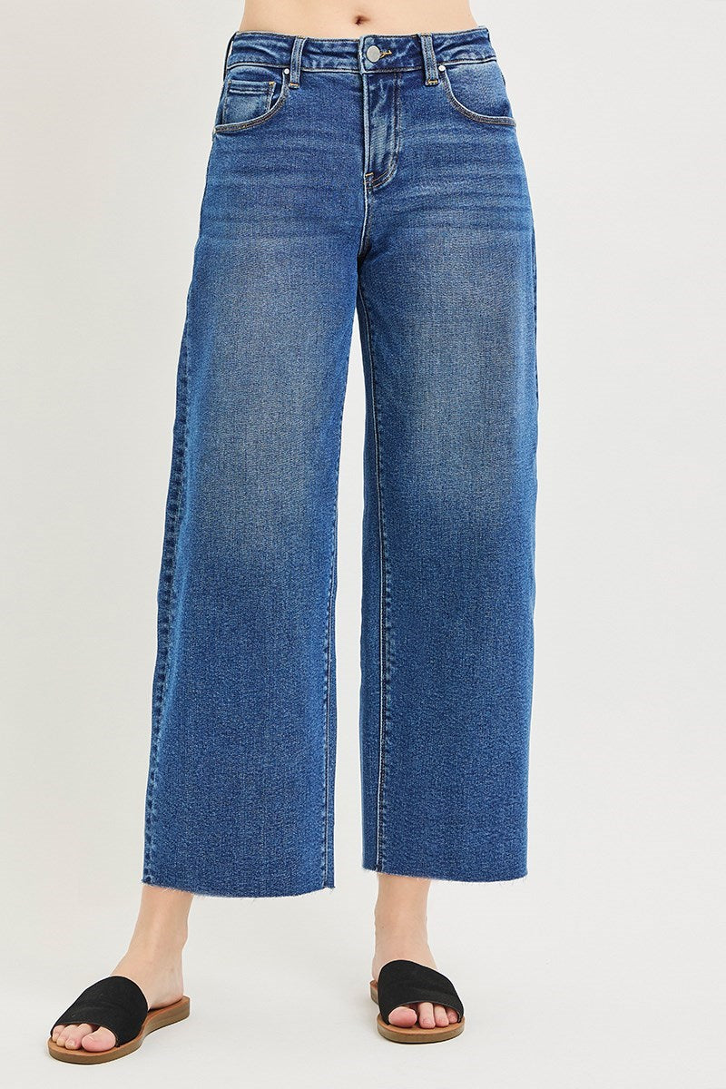 Risen Medium Slouchy Crop Barrel Jeans