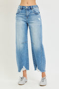 Slouchy Crop Barrel Jeans