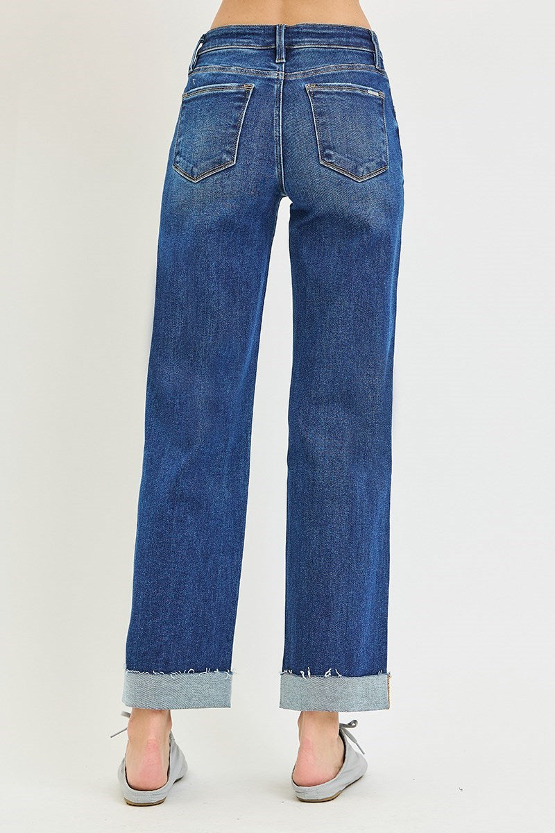 MR Ankle Straight Jeans