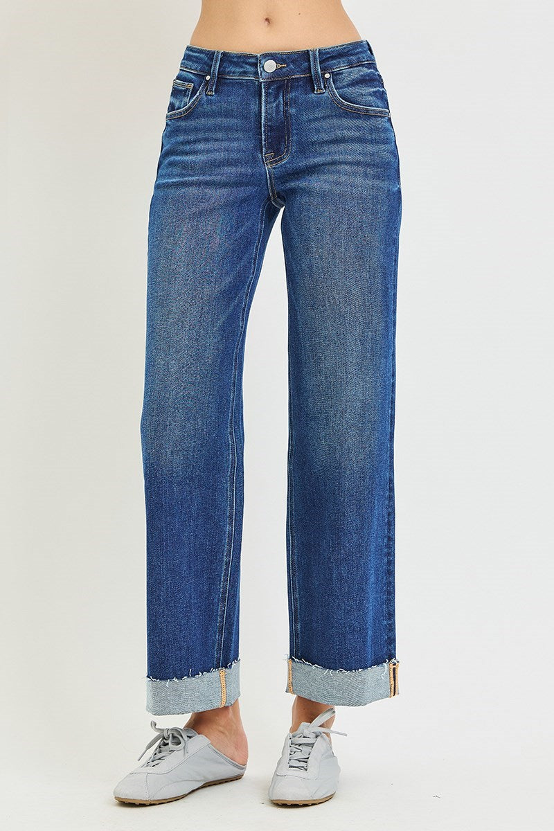 MR Ankle Straight Jeans