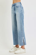 TC HR Crop Straight Jeans