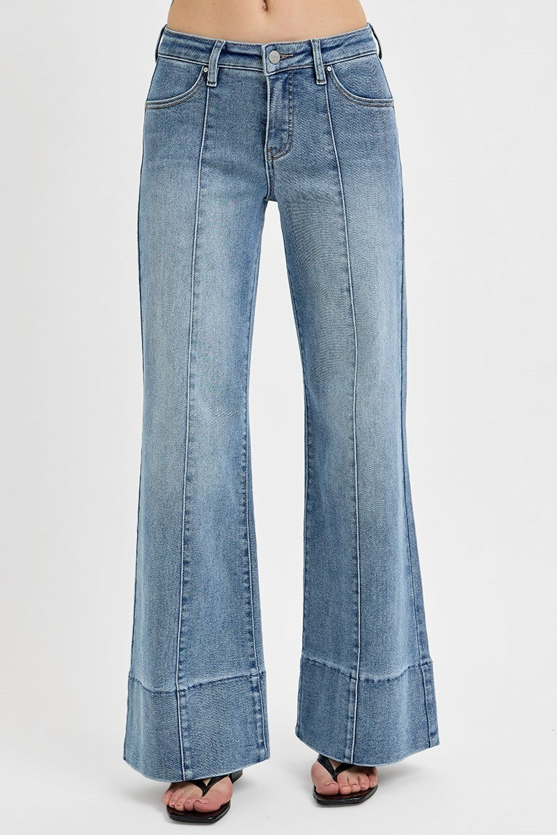 Risen TC MR Ankle Flare Jeans