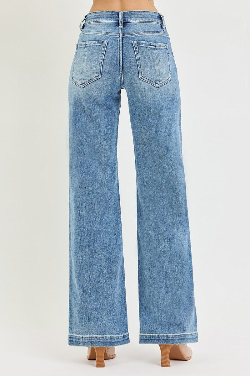 Risen MR Wide Leg Jeans
