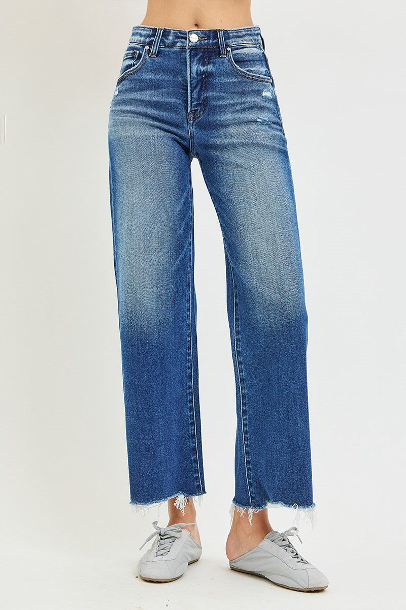 TC HR Ankle Wide Jeans
