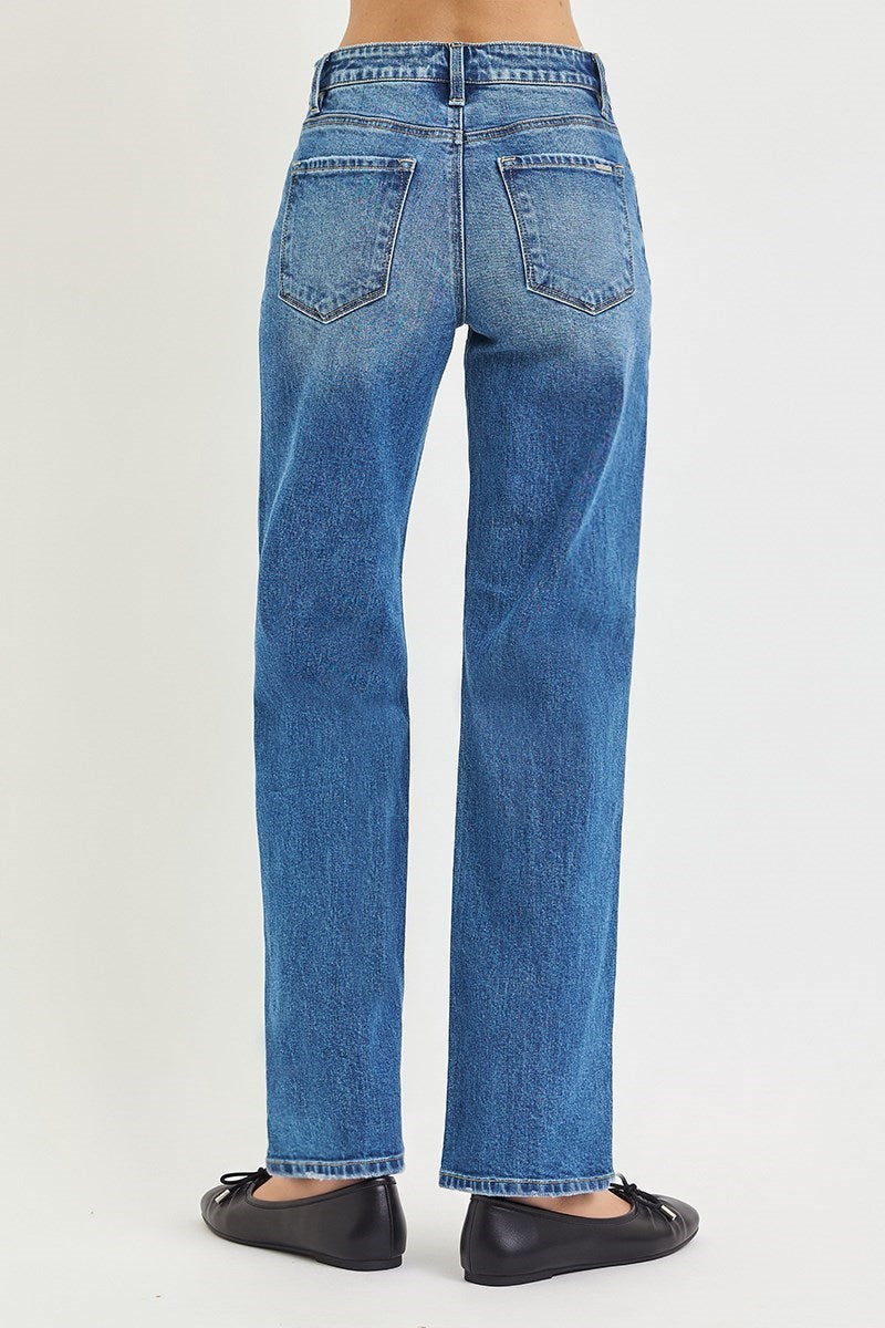 Risen Slouchy Wide Leg Jeans