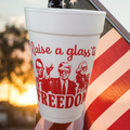 Trump Raise A Glass 16 oz Styrofoam Cup