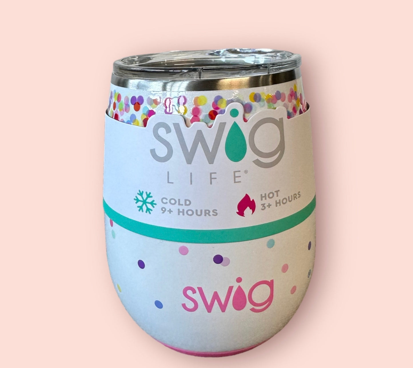 Confetti Stemless Wine Mug