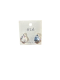 Silver Raindrop Stud