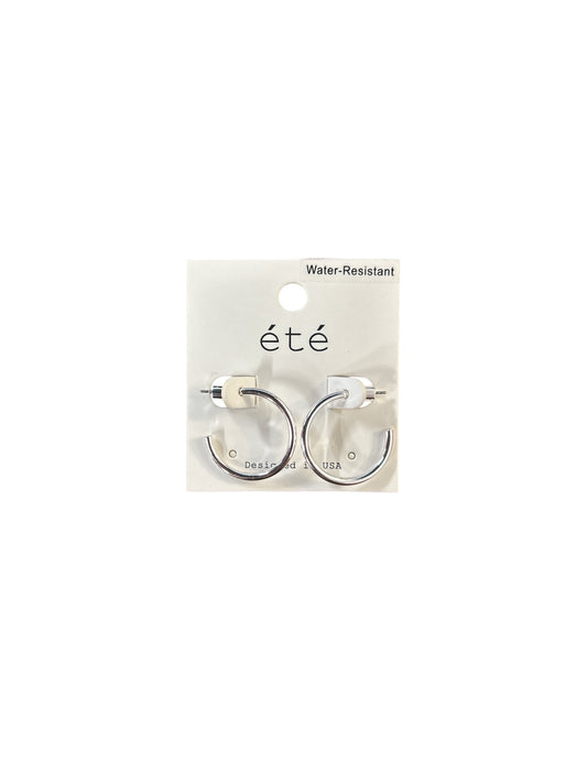 Silver Hoops