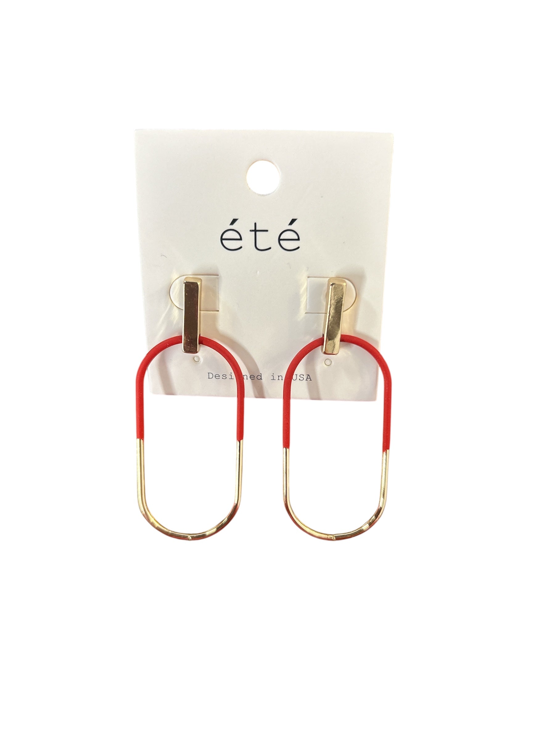 Classy Red Hoops
