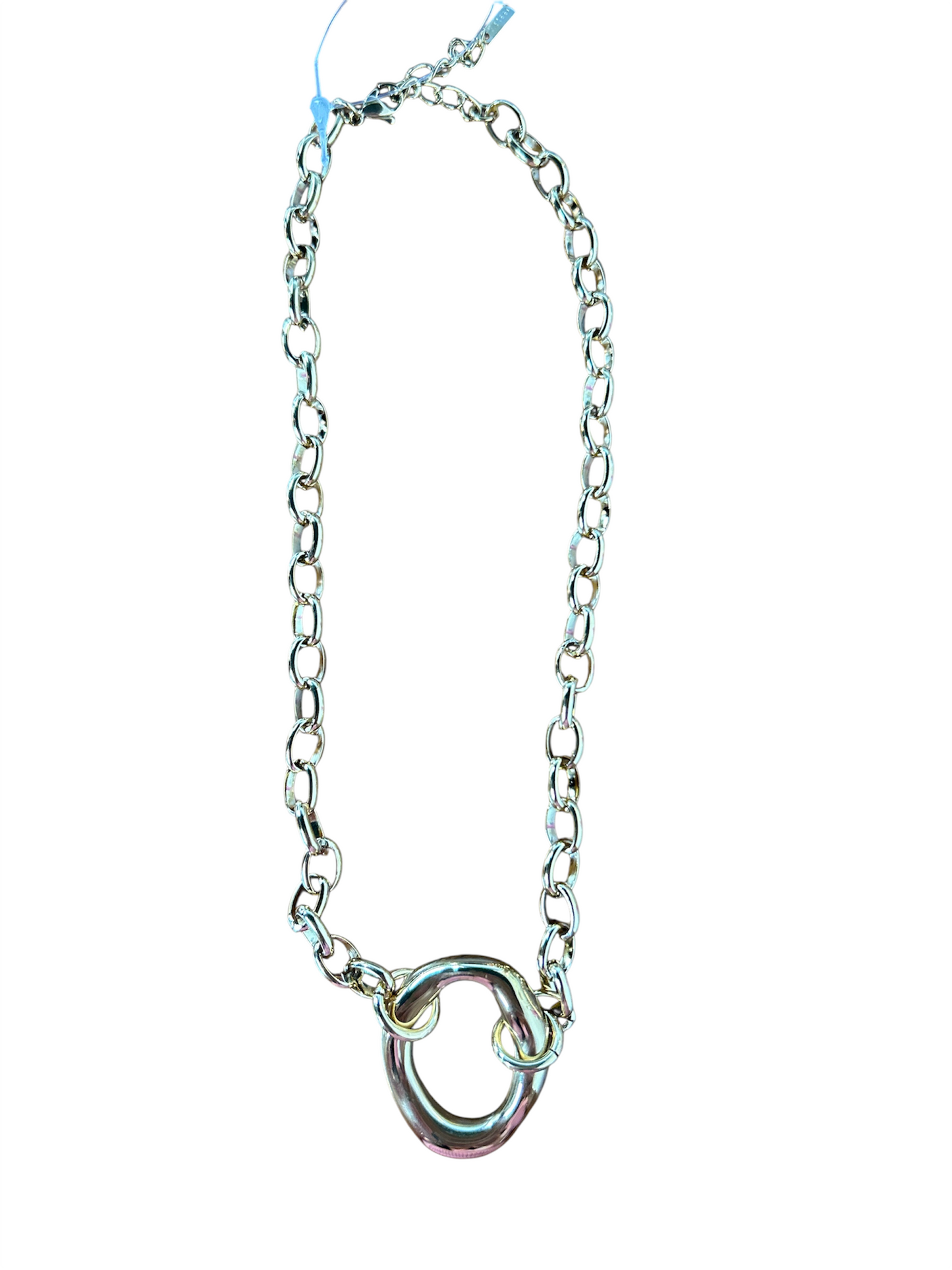 Estate Gold Oval Necklace