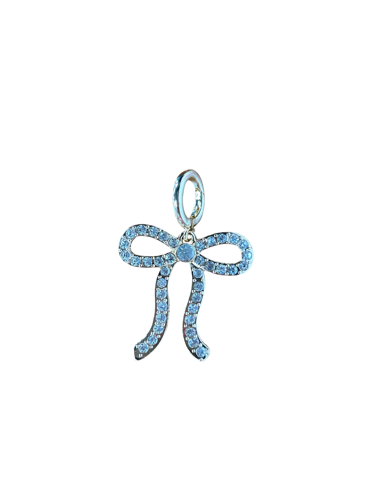 Gold Looped Bow Charm