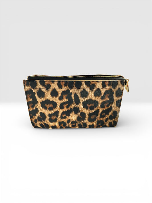 Leopard Crossbody/Wristlet Purse