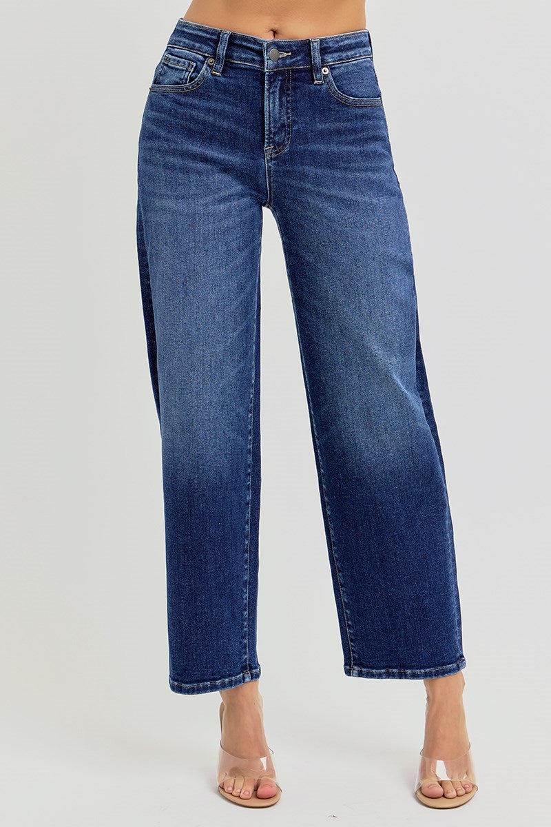 Risen HR Crop Boyfriend Tapered Jeans