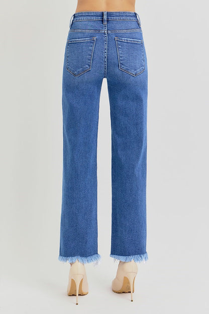 Risen HR TC Ankle Straight Jeans