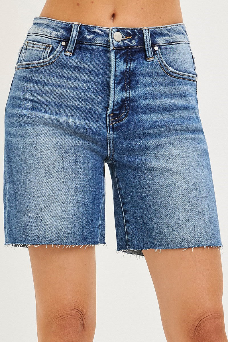 Risen TC HR Mid Length Raw Cut HEM Shorts