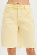 Risen Yellow Slouchy Shorts