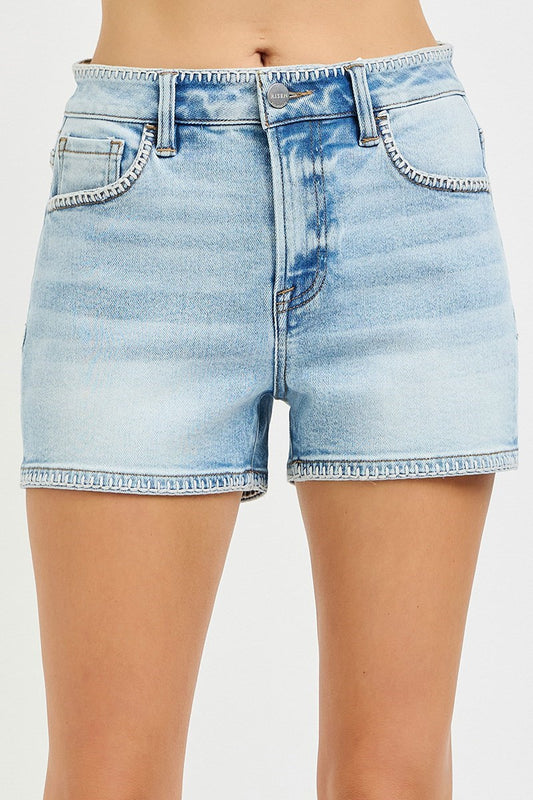 Risen Embroidered Shorts