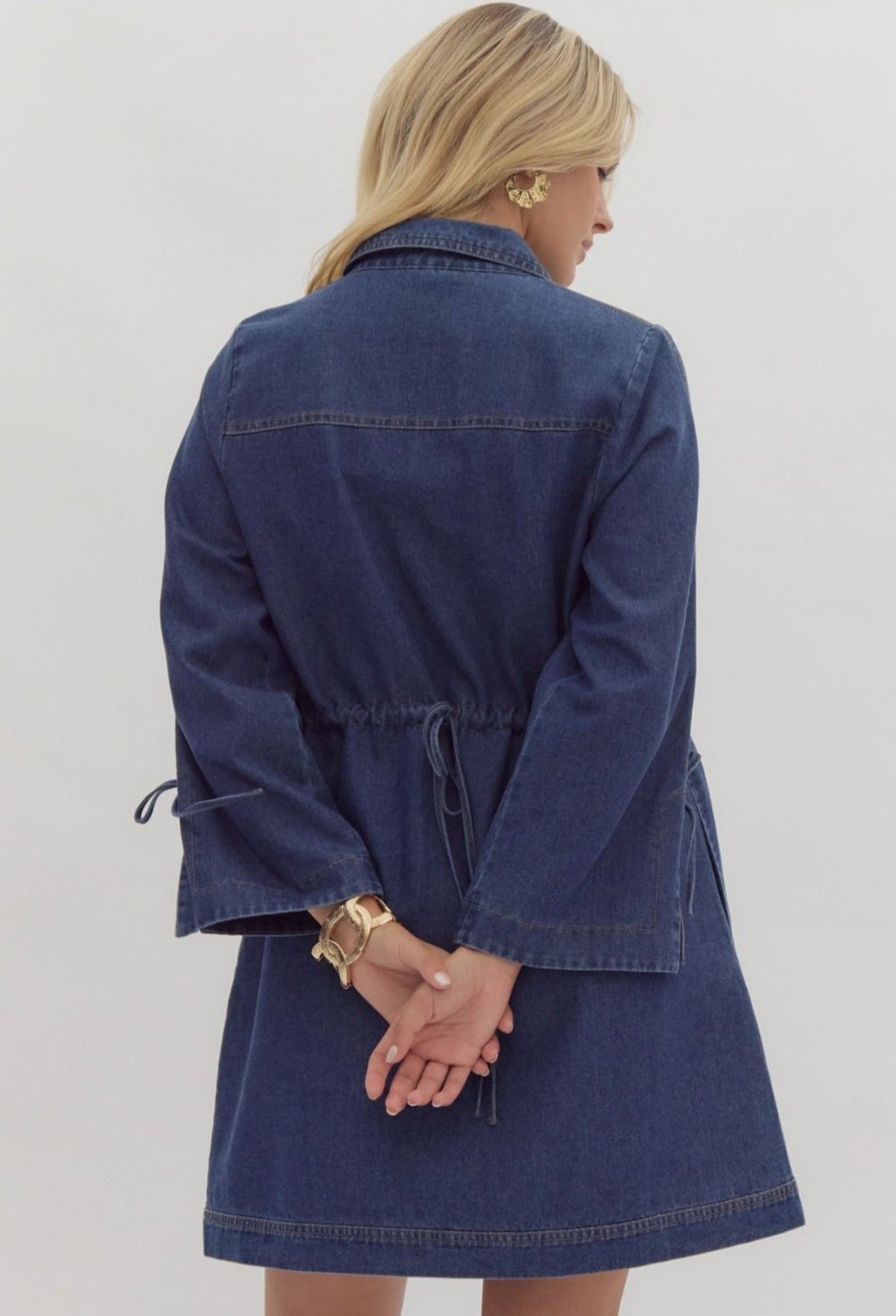 Denim Pullover Dress