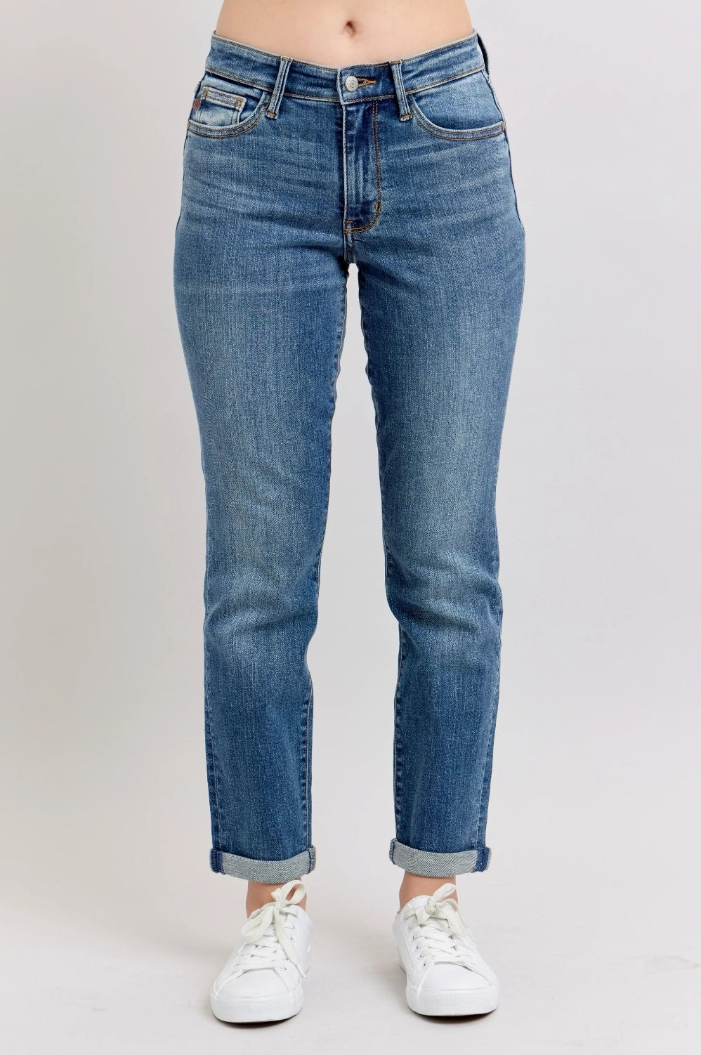 Judy Blue Mid-Rise Boyfriend Fit