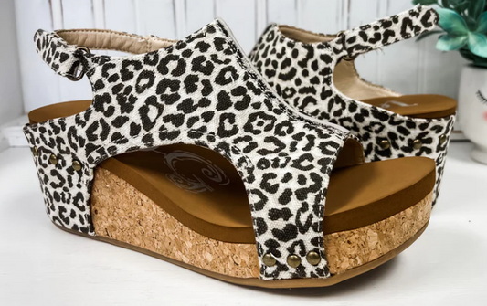 Justice Leopard Wedge