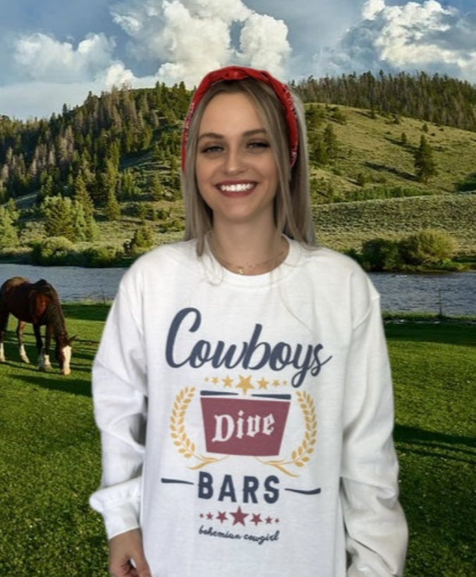 Cowboy Dive Bar Sweatshirt