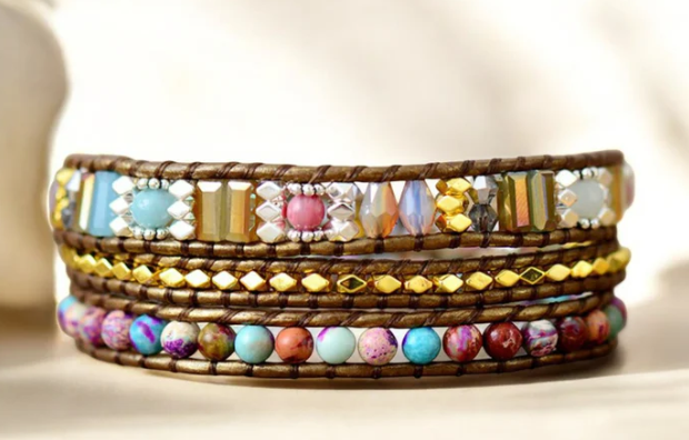 Imperial Heart Protection Wrap Bracelet