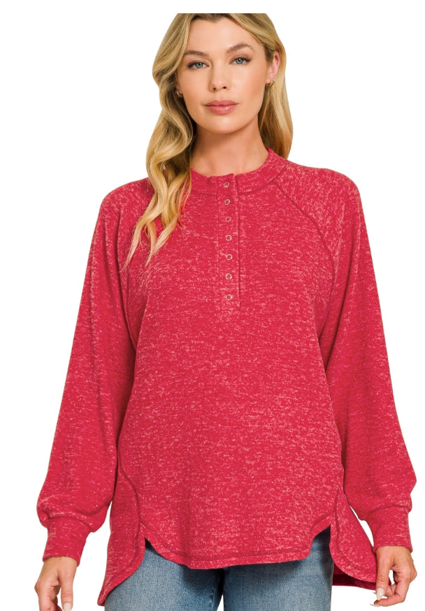 Red Oversized Sweater