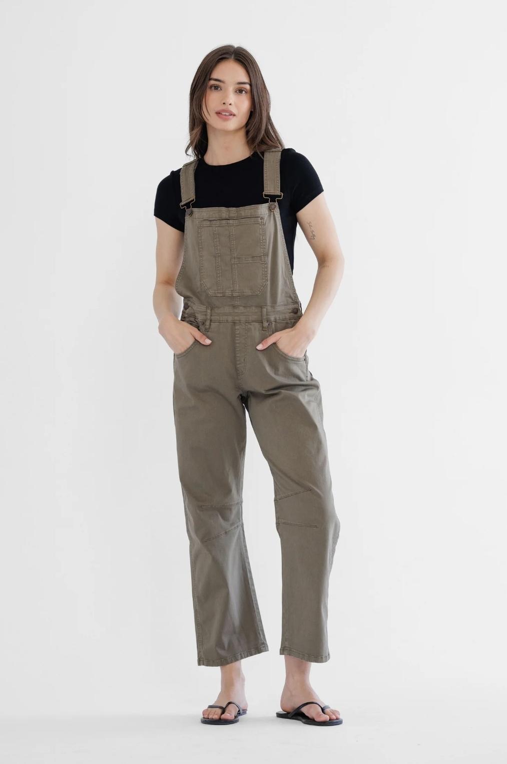 Artichoke Wide-Leg Overalls