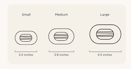 Teleties Round Hair Clip - Large