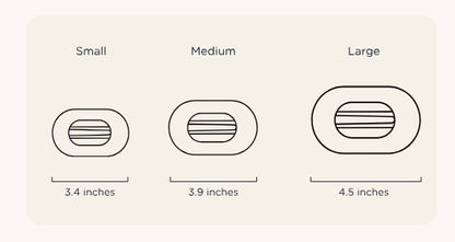 Teleties Round Hair Clip - Large