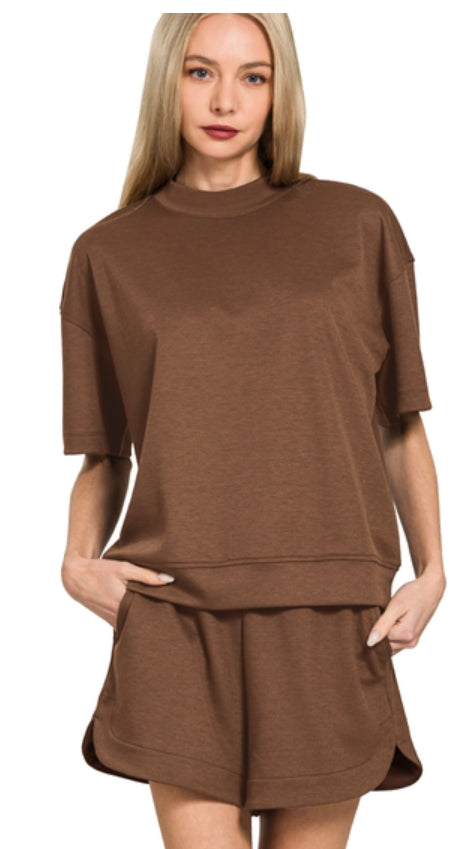 Scuba Brown Short Set