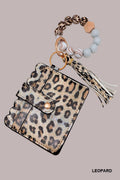 Beaded Bracelet Keychain Wallet